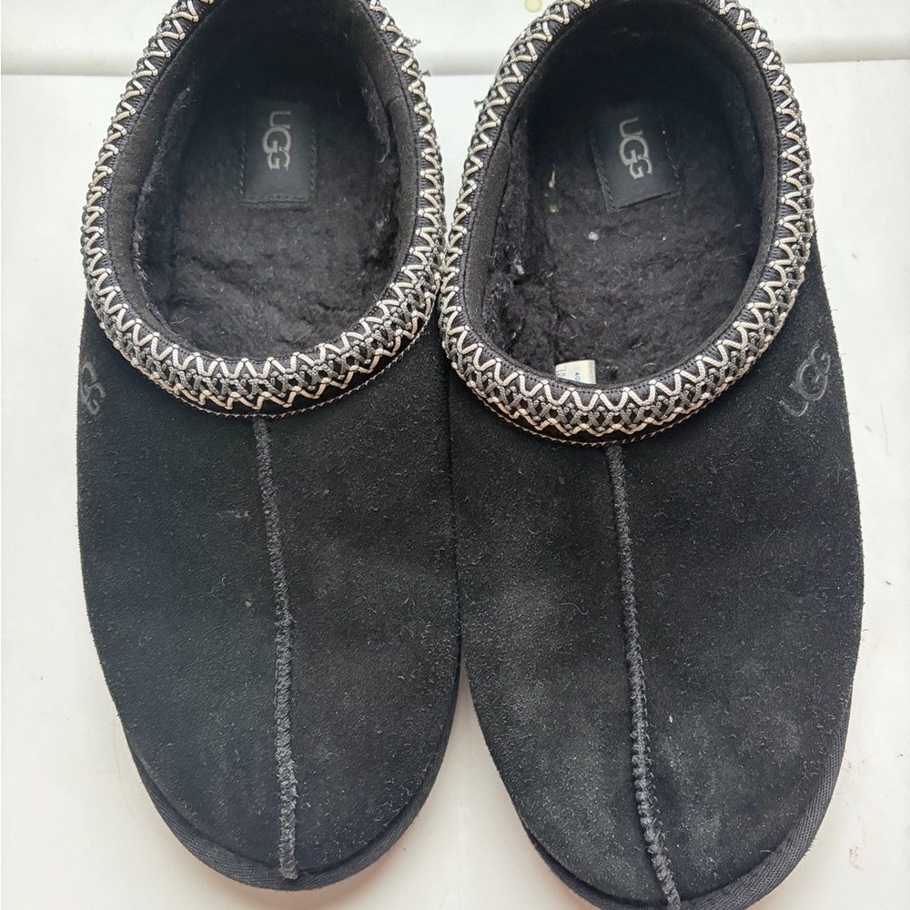 UGG Men's Black Slip-On Loafers